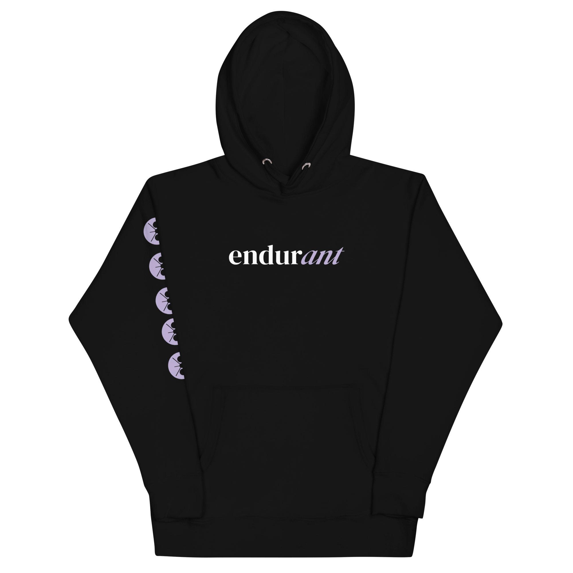 Endurant Premium Black Pullover Hoodie