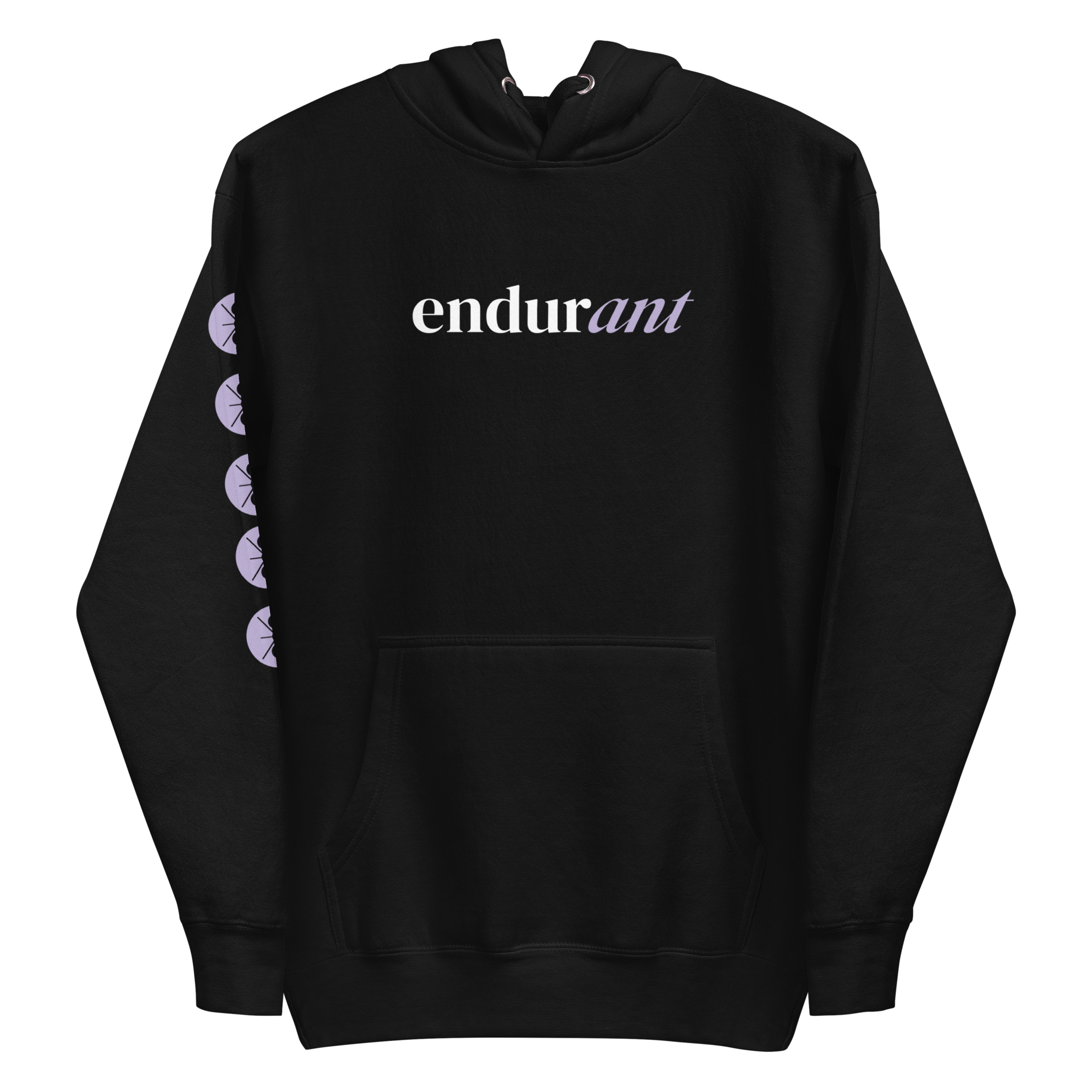 Endurant Premium Black Pullover Hoodie