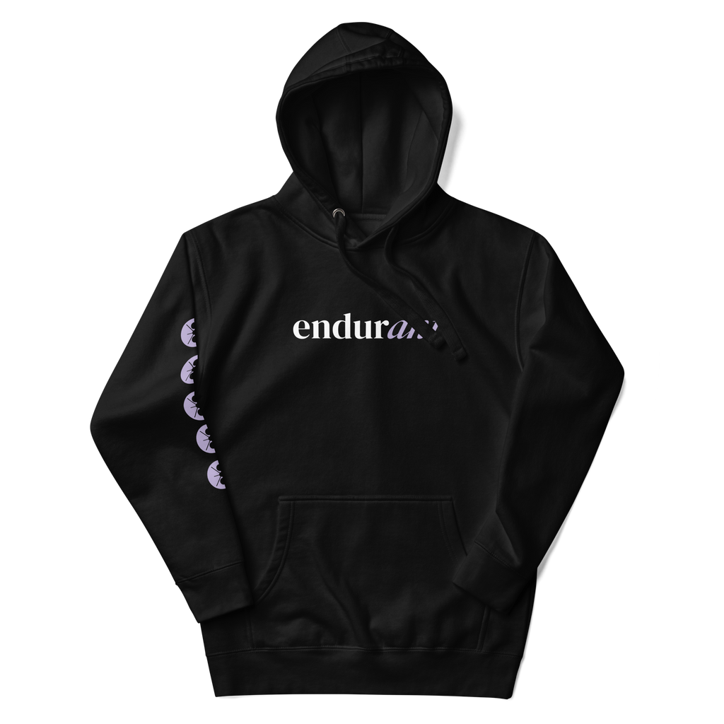 Endurant Premium Black Pullover Hoodie